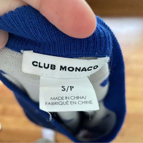 Club Monaco wool polka dot sweater - Picture 5 of 6